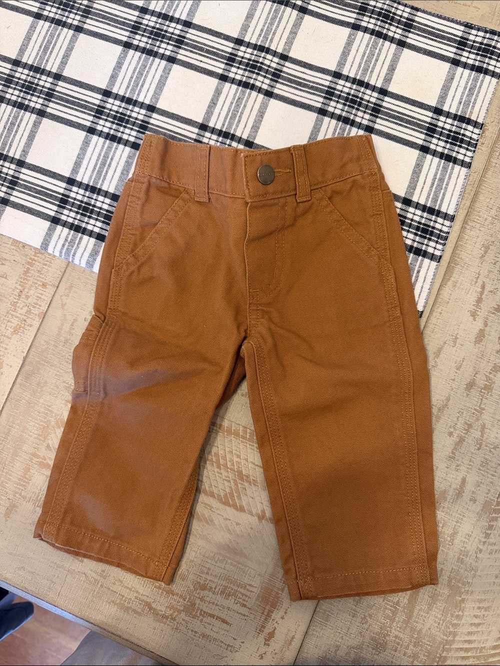 Carhartt Kids Brown Stretch Twill Pants
